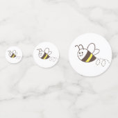 Niedliche Kleine Bienenfliegendusche Konfetti (Rückseiten)