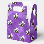 Niedliche Kleine Bienenmuster Wasserfarben Babydus Geschenkschachtel (Geöffnet)