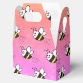 Niedliche Kleine Bienenmuster Wasserfarben Babydus Geschenkschachtel (Geöffnet)