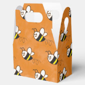 Niedliche Kleine Bienenmuster Wasserfarben Babydus Geschenkschachtel (Geöffnet)
