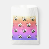 Niedliche Kleine Bienenmuster Wasserfarben Babydus Geschenktütchen (Vorderseite)