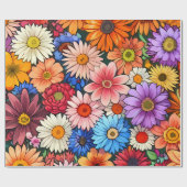 Niedliche kleine Blume Geschenkpapier (Flach)
