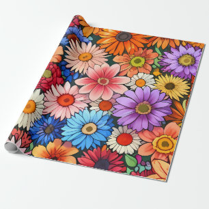 Niedliche kleine Blume Geschenkpapier