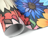 Niedliche kleine Blume Geschenkpapier (Rolleneckpunkt)