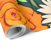 Niedliche kleine Blume Geschenkpapier (Rolleneckpunkt)