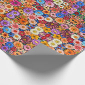 Niedliche kleine Blume Geschenkpapier (Ecke)