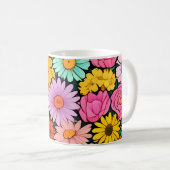 Niedliche kleine Blume Kaffeetasse (VorderseiteRechts)