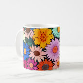 Niedliche kleine Blume Kaffeetasse (Vorderseite Links)