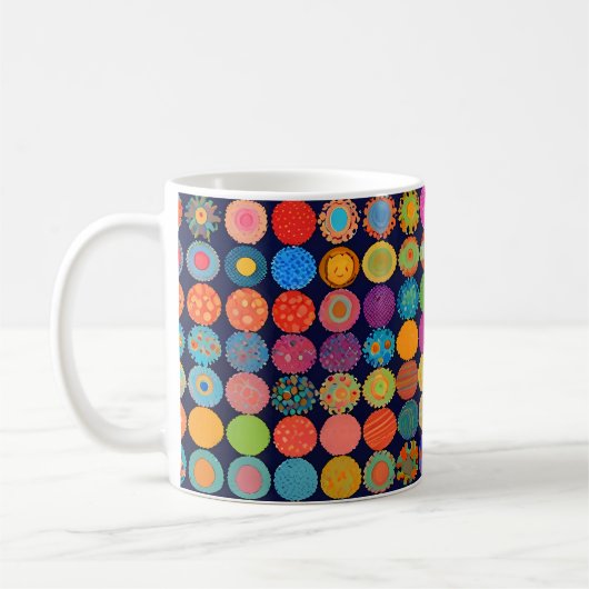 Niedliche kleine Blume Kaffeetasse (Links)