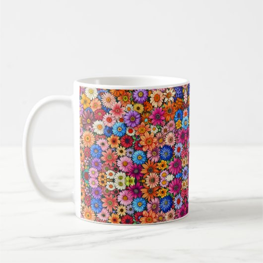 Niedliche kleine Blume Kaffeetasse (Links)