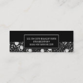 Niedliche kleine Blume Mini Visitenkarte (Rückseite)