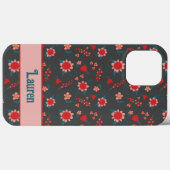 Niedliche kleine Blume Muster Inspirivity iPhone Case-Mate iPhone Hülle (Rückseite (Horizontal))