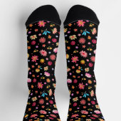 Niedliche kleine Blume Socken (Oben)