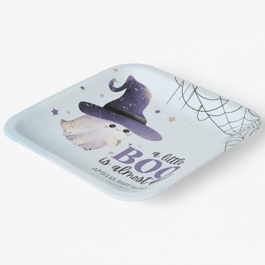 Niedliche kleine Bogen Wasserfarbenfall Junge Dusc Pappteller (Gewinkelt)