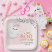 Niedliche kleine Bogen Wasserfarbenfall Mädchen Du Pappteller (Party)