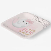 Niedliche kleine Bogen Wasserfarbenfall Mädchen Du Pappteller (Gewinkelt)