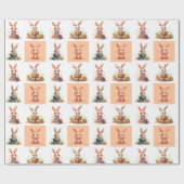 Niedliche kleine Bollen lesen Geschenkpapier (Flach)