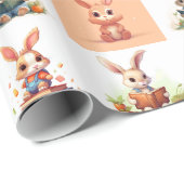 Niedliche kleine Bollen lesen Geschenkpapier (Rolleneckpunkt)