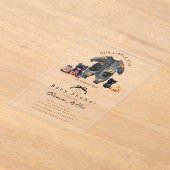 Niedliche kleine Boo Babydusche Einladung (Ablage )