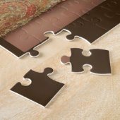 Niedliche, kleine, braune Hautbraun Puzzle (Seite)