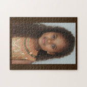 Niedliche, kleine, braune Hautbraun Puzzle (Horizontal)