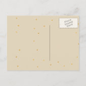 Niedliche Kleine Bunny mit Geburtstagsparty Einladungspostkarte (Rückseite)