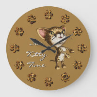 Niedliche kleine Cheetah Drucken Bengalische Kitte