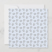 Niedliche kleine Cowboy-Babydusche Einladungen (Rückseite)