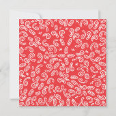 Niedliche kleine Cowboy-Dusche Einladung (Rückseite)