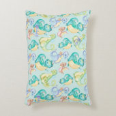 Niedliche kleine Dinosaurier Personalisiert Dekokissen (Vorderseite(Vertikal))