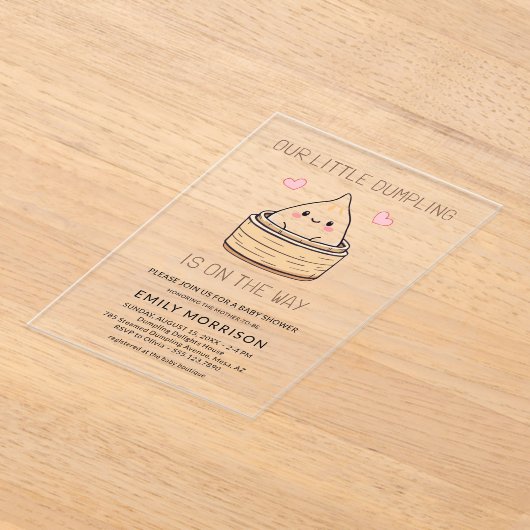 Niedliche Kleine Duschvorrichtung für die Herz-Bab Acryleinladungen (Ablage )