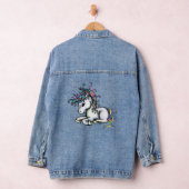 Niedliche Kleine EinhornIllustration von Molly Har Jeansjacke (Hangar)