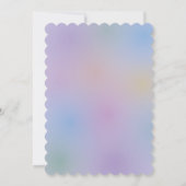 Niedliche kleine, elegante Gender-Neutral-Baby-Dus Einladung (Rückseite)