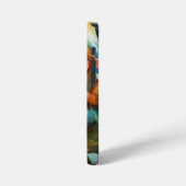 Niedliche kleine Elfe im Fluss iPhone Hülle (Linke Seite)