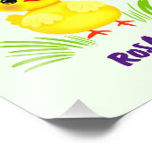 Niedliche kleine Ente Fotodruck (Ecke)