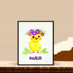 Niedliche kleine Ente Fotodruck