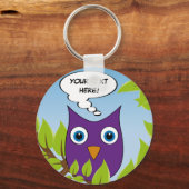 Niedliche kleine Eule - mehrere Farben Schlüsselanhänger (Vorderseite)