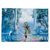 Niedliche kleine Fee Große Geschenktüte (Rückseite)