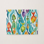 Niedliche kleine Fische Puzzle. Puzzle (Horizontal)