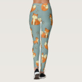 Niedliche kleine Fox-Muster-Leggings Leggings (Rückseite)