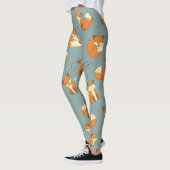 Niedliche kleine Fox-Muster-Leggings Leggings (Links)