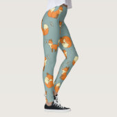 Niedliche kleine Fox-Muster-Leggings Leggings (Rechts)