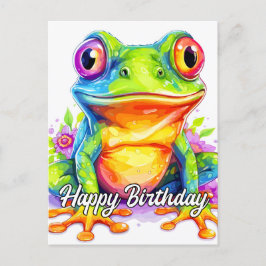 Niedliche kleine Froggie Postkarte