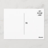 Niedliche Kleine Frosch Amphibienart Postkarte (Rückseite)