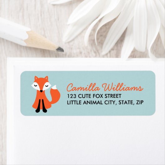 Niedliche kleine Fuchs benutzerdefinierte Rücksend (Insitu)
