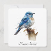 Niedliche Kleine Gebirgswasserfarbe, kundenspezifi Einladung (Vorderseite)