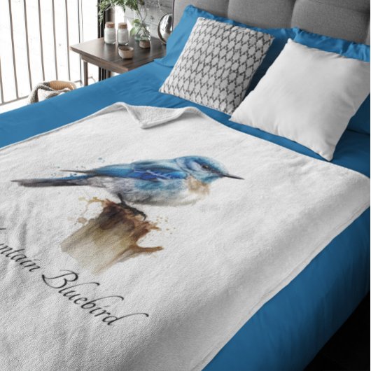 Niedliche Kleine Gebirgswasserfarbe, kundenspezifi Fleecedecke