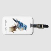 Niedliche Kleine Gebirgswasserfarbe, kundenspezifi Gepäckanhänger (Vorderseite (Horizontal))