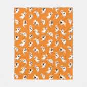 Niedliche kleine Geister Beängstigend Spaß Hallowe Fleecedecke (Vorderseite)