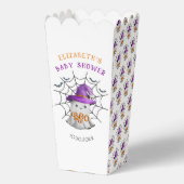 Niedliche kleine Gespenst- und Spinnennetz-Babydus Geschenkschachtel (Vorderseite)